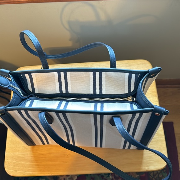 NW tags removed - Kate Spade ♠️ striped fabric and leather tote - Picture 10 of 17